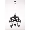 Стеклянный уличный светильник подвесной ROMA L 95270L/3 Bl прозрачный Oasis Light