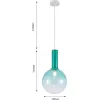 Стеклянный подвесной светильник Alba 4101-1P форма шар Favourite