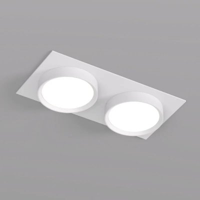 Точечный светильник FLAT DK2092-WH Denkirs встраиваемый