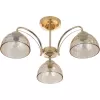 Стеклянная потолочная люстра Terri 9172-303 цвет янтарь Rivoli