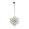 Подвесной светильник Stratosphere FQ-400-48 CR куб прозрачный iLedex