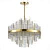 Стеклянная потолочная люстра Rens SL1634.303.09 прозрачная ST Luce