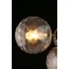 Стеклянная подвесная люстра Lora APL.728.06.04 форма шар прозрачная Aployt
