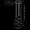 Стеклянный подвесной светильник Pentola 803061 прозрачный Lightstar