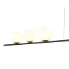 Стеклянный подвесной светильник Corda VL5534P04 форма шар белый Vele Luce