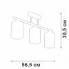 Стеклянная потолочная люстра  V4923-0/3PL Vitaluce