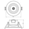 Точечный светильник SMD 565338 Deko-Light