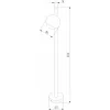 Наземный светильник Ball 35143/F белый Elektrostandard