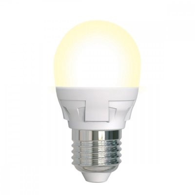 Лампочка светодиодная  LED-G45 7W/3000K/E27/FR/DIM PLP01WH картон Uniel