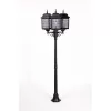 Стеклянный наземный фонарь LONDON L 64808LB Bl белый Oasis Light