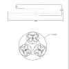 Потолочная люстра Butterfly 10272/6LED белая Escada