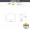 Настенный светильник уличный Abram AB2.000.000.AXK1L прозрачный Fumagalli