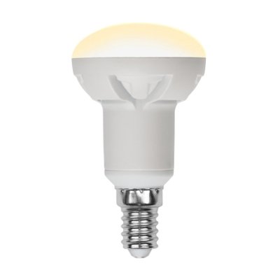 Лампочка светодиодная  LED-R50 7W/3000K/E14/FR/DIM PLP01WH картон Uniel