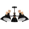 Потолочная люстра SLE1256 SLE1256-402-05 конус черная Evoluce