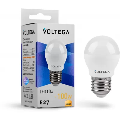 Лампочка светодиодная Globe 10W 7232 Voltega Лампочка светодиодная Globe 10W 7232 Voltega
