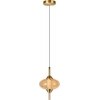 Стеклянный подвесной светильник Helix 10421/C Amber цвет янтарь Loft It