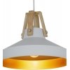 Подвесной светильник Voli LDP 8037-350 WT+GD конус белый Lumina Deco