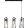 Подвесной светильник Phoenix 10198/3S цилиндр черный Escada