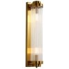 Стеклянное бра Wall lamp 88008W/L brass прозрачное DeLight Collection