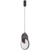Стеклянный подвесной светильник Grahan 4606-1P круглый черный F-Promo