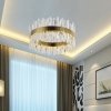 Хрустальная подвесная люстра SMART LED LIGHT LED LAMPS 81222 цвет золото Natali Kovaltseva