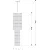 Хрустальная потолочная люстра Ellini ELL-ZW-4(Z)150/V прозрачная Kutek