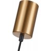 Стеклянный подвесной светильник Dubbel 4358-1P цвет янтарь F-Promo