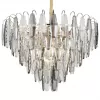 Хрустальная подвесная люстра Florin 1021/03/18P прозрачная Stilfort