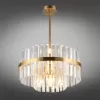 Стеклянная потолочная люстра Saviano OML-69017-06 прозрачная Omnilux