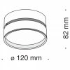 Точечный светильник Onda C024CL-L18W цилиндр белый Maytoni