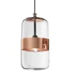 Стеклянный подвесной светильник Futura FUTURA SP M CR/RA R_N прозрачный Vistosi