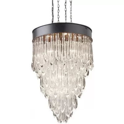 Стеклянная подвесная люстра Tear Drop Glass 771196 (KG0547P-8A) DeLight Collection