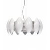 Стеклянный подвесной светильник Frascatti LDP 9016-350 WT белый Lumina Deco