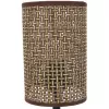 Интерьерная настольная лампа Maderana 8200/1T цилиндр коричневый Lumion