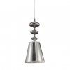 Подвесной светильник Veneziana LDP 1113 SL конус серый Lumina Deco