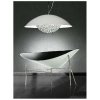 Хрустальный подвесной светильник Mezzaluna LDP 1578-9B WT белый Lumina Deco