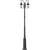 Стеклянный наземный фонарь  81510A/18 E7 Bl прозрачный цилиндр Oasis Light
