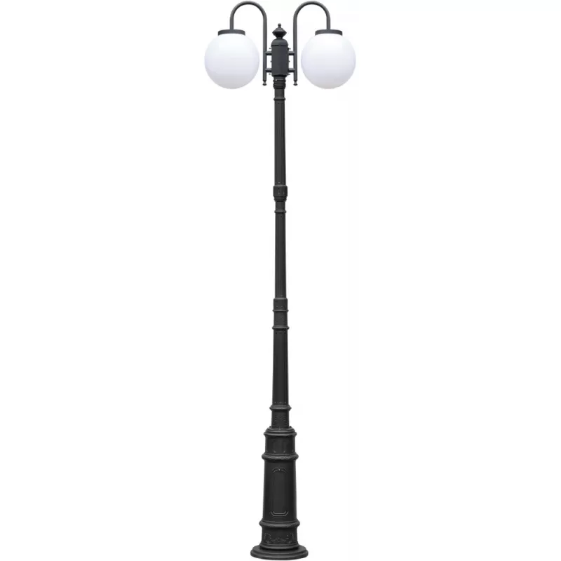 Наземный фонарь GLOBO L 88210LA/10/E7/down Bl белый форма шар Oasis Light Наземный фонарь GLOBO L 88210LA/10/E7/down Bl белый форма шар Oasis Light