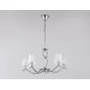 Стеклянная подвесная люстра High Light LH57081 белая цилиндр Ambrella