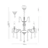 Подвесная люстра Barletta BARLETTA 122.6 antique Lucia Tucci