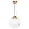 Стеклянный подвесной светильник Magic 10095 форма шар прозрачный Loft It