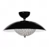 Хрустальная потолочная люстра Mezzaluna LDC 1578-5 BK прозрачная Lumina Deco