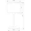 Интерьерная настольная лампа Juta 5552 Juta коричневый цилиндр TK Lighting Интерьерная настольная лампа Juta 5552 Juta коричневый цилиндр TK Lighting