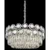 Хрустальная подвесная люстра Claudia WE134.12.103 прозрачная Wertmark