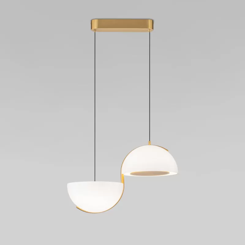 Подвесной светильник Emisfero 50083/2 LED золото белый Eurosvet Подвесной светильник Emisfero 50083/2 LED золото белый Eurosvet