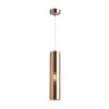 Стеклянный подвесной светильник Klum 4692/1 цилиндр коричневый Odeon Light