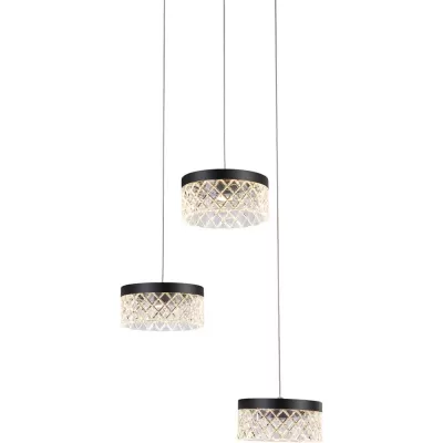 Подвесной светильник Diamond cut MD21020075-3A matt black DeLight Collection китай