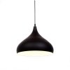 Подвесной светильник Folina LDP 7558 BK конус белый Lumina Deco