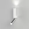 Настенный светильник Pitch 40020/1 LED белый/хром цилиндр Eurosvet