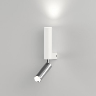 Настенный светильник Pitch 40020/1 LED белый/хром Eurosvet